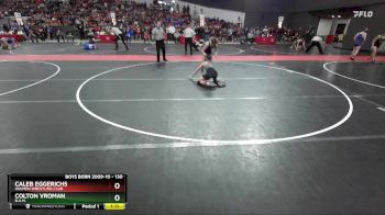 130 lbs Champ. Round 1 - Colton Vroman, B.A.M. vs Caleb Eggerichs, Holmen Wrestling Club