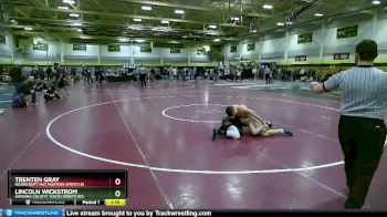 145 lbs 7th Place Match - Trenten Gray, Moorcroft Mat Masters Wrestlin vs Lincoln Wickstrom, Harding County Youth Wrestling