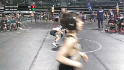 60 lbs Consi Of 8 #2 - Rocco Goduto, Wrecking Crew Wrestling Academy vs Cruz Moreng, The Outsiders