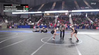 80 lbs Cons. Semi - Natalie Walker, Circle vs Bryleigh Sickels, Frontenac