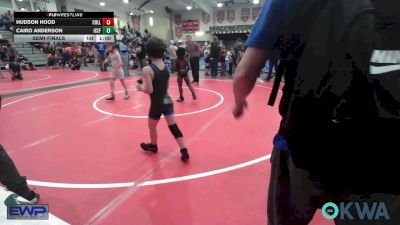 67 lbs Semifinal - Hudson Hood, Collinsville Cardinal Youth Wrestling vs Cairo Anderson, ICEFIGHTER U