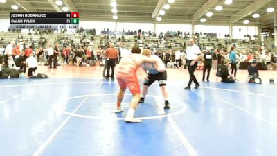 285 lbs Semifinal - Josiah Rodriguez, PA vs Caleb Tyler, PA