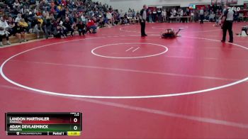 127 lbs 3rd Place Match - Landon Marthaler, Marshall vs Adam Devlaeminck, Minneota