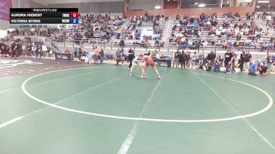 61 kg Cons. Rd Of 32 - Aurora Hiebert, Thunder Mountain Wrestling Club vs Victoria Byrne, Warriors Of Christ WOC- Wrestling