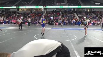 75 lbs Champ. Round 1 - Cyleigh Puderbaugh, Bobcat Wrestling Club vs Kylynn Wentz, Norton Wrestling Club