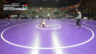 122 lbs Consi Of 16 #1 - Francisco Hernandez, Bullard vs Collin McLarty, Liberty Bakersfield