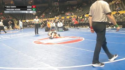 106 Class 2 lbs Cons. Round 2 - Milo Smith, Orchard Farm vs Kholden House, Mid-Buchanan