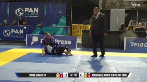 Adriana Alejandra Contreras Cabr vs Carlie Ann Frech 2025 Pan Jiu Jitsu IBJJF Championship