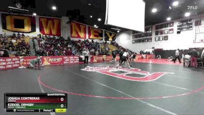 190 lbs Quarterfinal - Joshua Contreras, Arroyo vs Ezekiel Ormsby, South Torrance