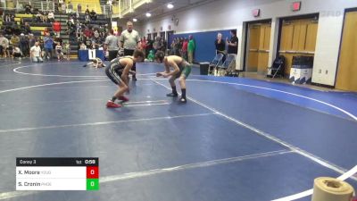 130 lbs Consy 3 - Xaiver Moore, Yough vs Shane Cronin, Phoenix WC