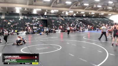 184 lbs Cons. Round 4 - Lazaro Crespo, Fort Hays Tech Northwest vs Jared Thiry, South Dakota State