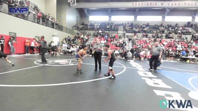 110 lbs Rr Rnd 1 - Everett Kimbrough, Catoosa Youth Wrestling vs Daniel Wear, Tiger Trained Wrestling