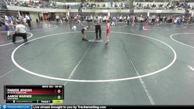 50-55 lbs Cons. Round 3 - Aaron Warner, Wisconsin vs Parker Jenkins, RT Elite Wrestling