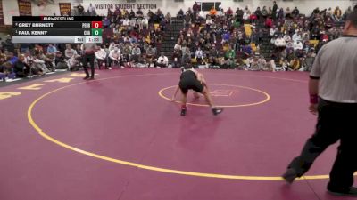 126 lbs 1st Place Match - Paul Kenny, Christian Brothers Academy vs Grey Burnett, Perrysburg