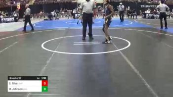 83 lbs Round Of 16 - Giovanni Silva, Unattached vs Maximiliano Johnson, Gwc