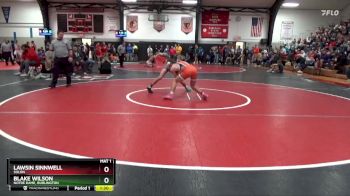 144 lbs Semifinal - Blake Wilson, Notre Dame, Burlington vs Lawsin Sinnwell, Solon