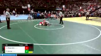 118 lbs Semifinal - Israel Resendez, Denver East vs Persaeus Gomez, Pomona