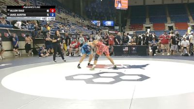 157 lbs Cons. Semis - Allen Diaz, Nebraska vs Jake Austin, Florida