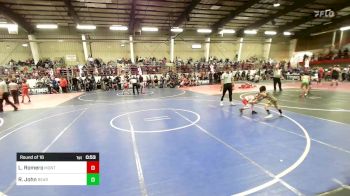 54 lbs Round Of 16 - Landon Romero, Monte Vista Takedown Club vs Ryu John, Bear WC