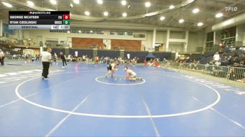 133 lbs Semifinal - Ryan Cieslinski, Brockport vs George McAteer, Ithaca