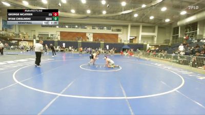 133 lbs Semifinal - Ryan Cieslinski, Brockport vs George McAteer, Ithaca