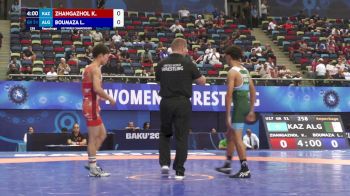 51 kg Repechage - Kuanyshbek Zhangazhol, Kazakhstan vs Lyes Boumaza, Algeria