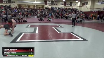 JV-13 lbs Quarterfinal - Chase Johnson, Union, LaPorte City vs Tayden Steege, Cedar Falls