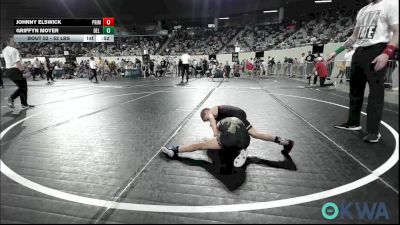 52 lbs Final - Johnny Elswick, Prime Wrestling vs Griffyn Moyer, Del City Little League