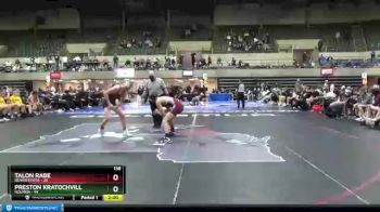 138 lbs Finals (8 Team) - Preston Kratochvill, Holmen vs Talon Rabe, Dover Eyota