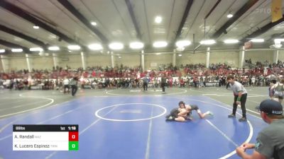 88 lbs Quarterfinal - Andrew Randall, NAZ Grapplers vs Keedan Lucero Espinoza, Trinidad Miners
