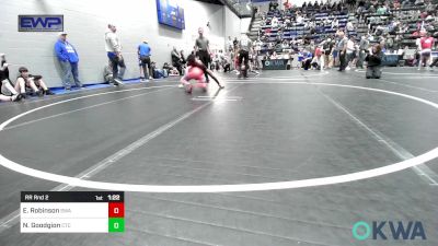 84 lbs Rr Rnd 2 - Elijah Robinson, Shelton Wrestling Academy vs Noah Goodgion, Chandler Takedown Club