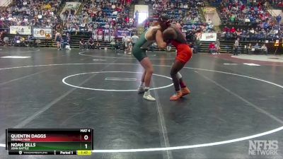 2 - 215 lbs Semifinal - Quentin Daggs, Virginia High vs Noah Sills, John Battle