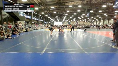 127 lbs Rr Rnd 1 - Anthony Colantuono, Mat Warriors PWC MS vs Sabatino Sciullo, Micky's Maniacs Blue