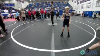 40 lbs Quarterfinal - Rhett Pitts, Cowboy Wrestling vs Rhiller Ellison, El Reno Wrestling Club