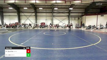 174 lbs Consi Of 8 #1 - Nate Spuhler, Springfield vs David Lisk, Western New England