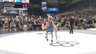 113 lbs Cons. Rd Of 64 - Bryson Gelinas, Oklahoma vs Brahnan Heidt, North Dakota