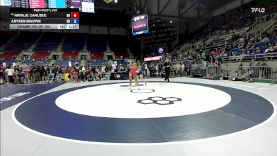155 lbs Champ. Rd Of 128 - Natalie Carlisle, OH vs Adysen Maupin, OR