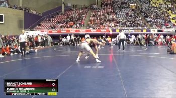 184 lbs Semis & 3rd Wb (16 Team) - Brandt Bombard, Augsburg vs Marcus Orlandoni, Wisconsin-La Crosse