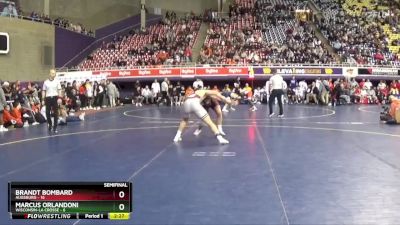 184 lbs Semis & 3rd Wb (16 Team) - Brandt Bombard, Augsburg vs Marcus Orlandoni, Wisconsin-La Crosse