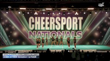 Cheer Extreme Savannah - G-Force [2026 L3 Junior - Flex - Small - A Day 1] 2026 CHEERSPORT National All Star Cheerleading Championship