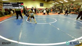 58 lbs Consi Of 8 #1 - Tobias Daniels, Hilldale Youth Wrestling Club vs Jacob Wardlow, Heat