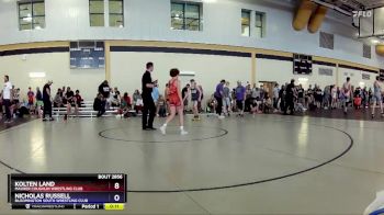 94 lbs 3rd Place Match - Kolten Land, Maurer Coughlin Wrestling Club vs Nicholas Russell, Bloomington South Wrestling Club