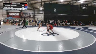 79 kg Champ. Rd Of 128 - Deacon MacNeill, Wrestling University vs Jonathan Ley, Navy Wrestling Club