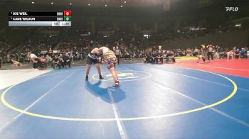 3A Boys 285 lbs Semifinal - Joe Weil, Burns Boys vs Cade Wilson, Banks Boys