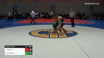 108 lbs Quarterfinal - Johnathan Woods, Bakersfield vs Andre Gonzales, Poway