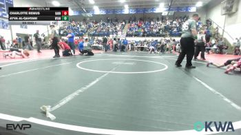 47-51 lbs Rr Rnd 1 - Charlotte Remus, Barnsdall Youth Wrestling vs Ayva Al-Qahtani, Wyandotte Youth Wrestling