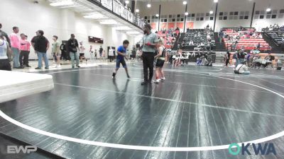 83 lbs Rr Rnd 5 - Ember Bloxham, Salina Wrestling Club vs Dejuan Fields, Tulsa Blue T Panthers