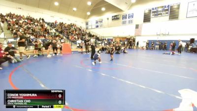 45 lbs Semifinal - Conor Yoshimura, Cal-Grapplers vs Christian Cho, SoCal Hammers WC