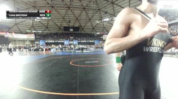 Boys 2A 175 lbs Champ. Round 1 - Nehemiah Henderson Wilturner, Bremerton vs Luan Bekteshi, North Kitsap