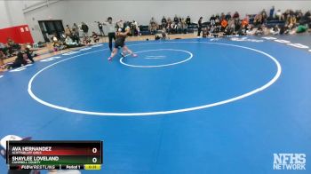 110 lbs Cons. Round 3 - Ava Hernandez, Scottsbluff Girls vs Shaylee Loveland, Campbell County